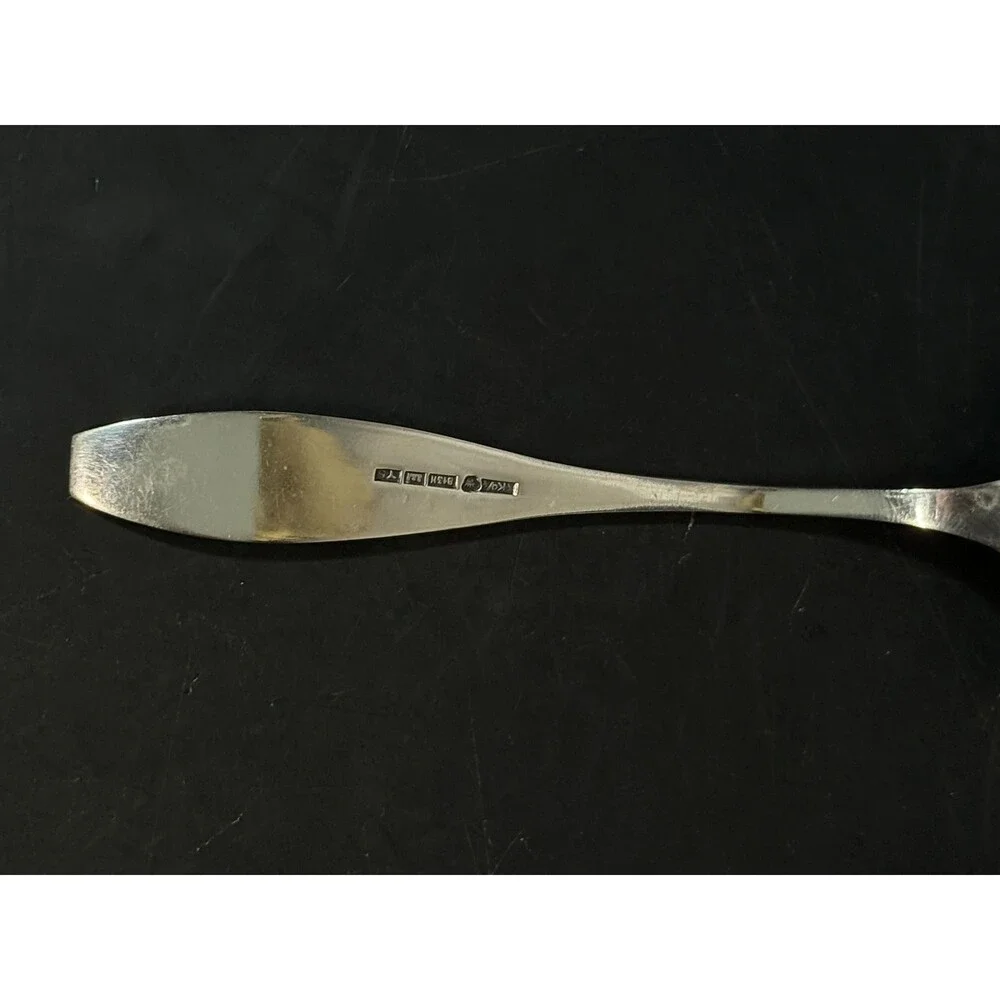 1928 Finnish 813H Silver Gilt Tea Strainer Tesil by Kultakeskus Oy